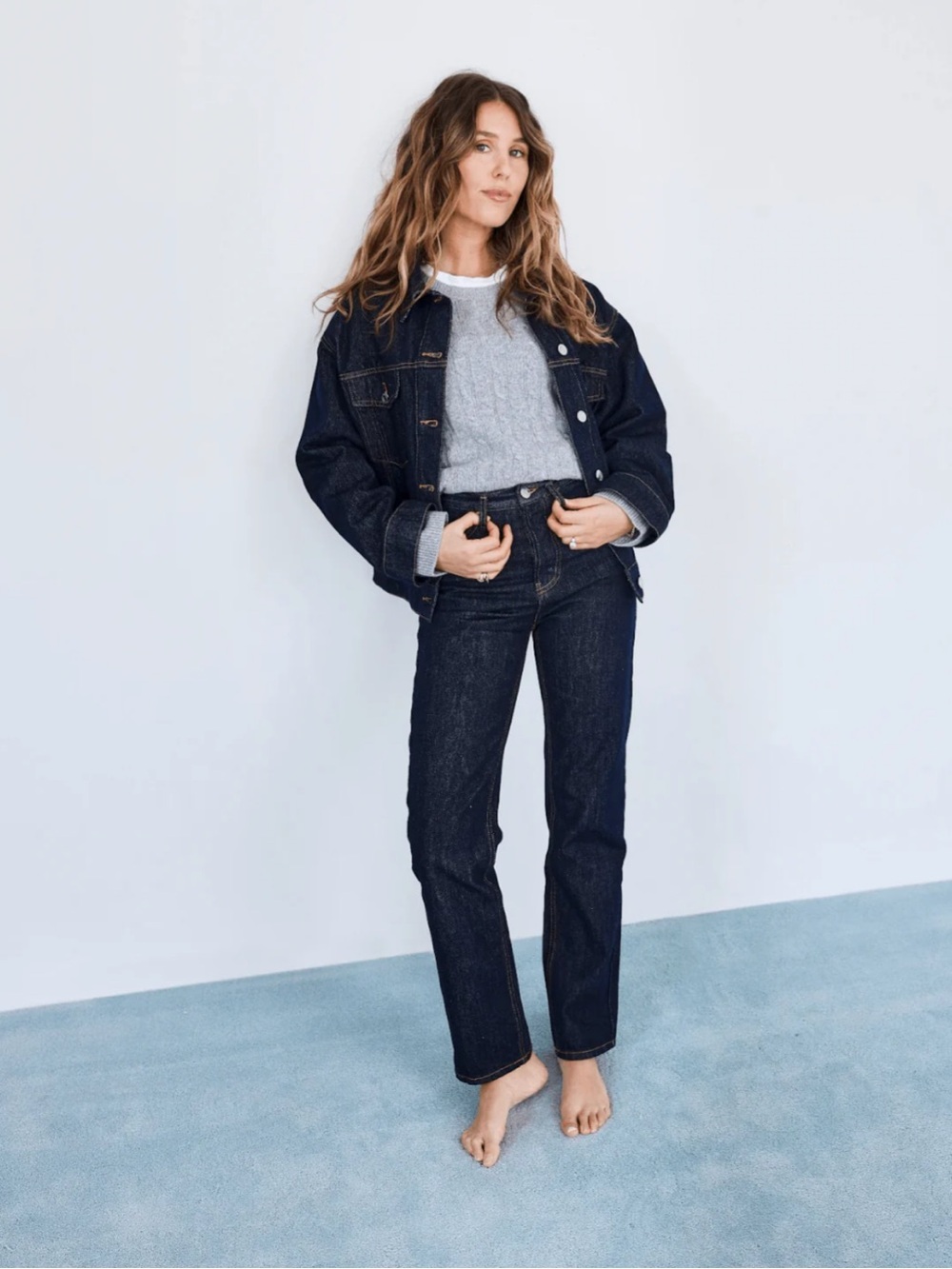 Parker Dark Wash Straight Leg Jeans